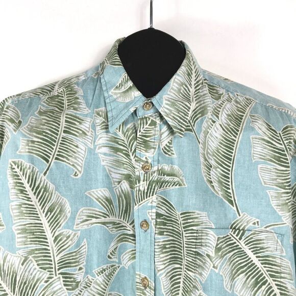Cooke Street Hawaiian Shirt Men's Large Button Up Camp Tropical 100% Cotton - Picture 2 of 9